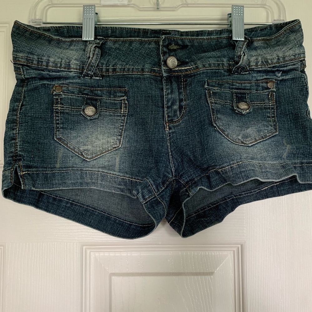 Blue jean shorts